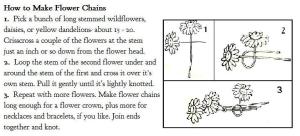 how to make flower chains