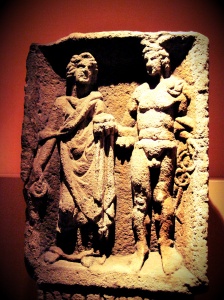 Relief of Mercury and Rosmerta from Eisenberg in present day Rhineland-Palatinate.